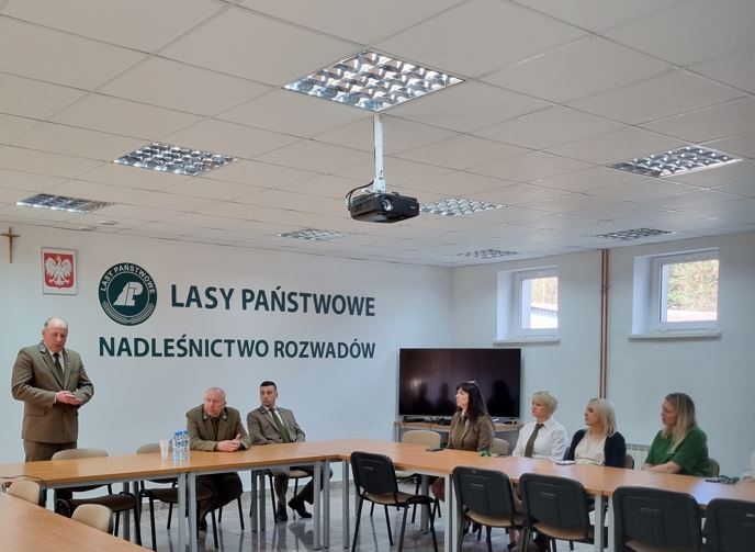 Spotkanie Dyrektora RDLP w Lublinie z pracownikami Nadleśnictwa Rozwadów